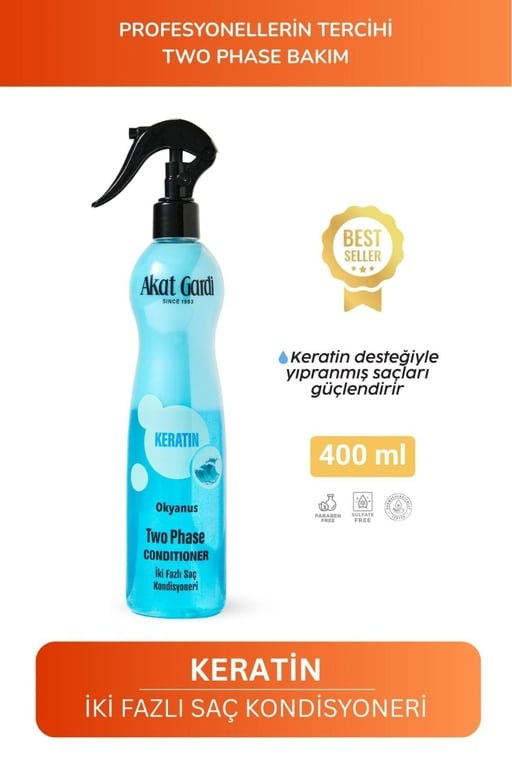 AKAT GARDİ FÖN SUYU 400ML KERATİN*12