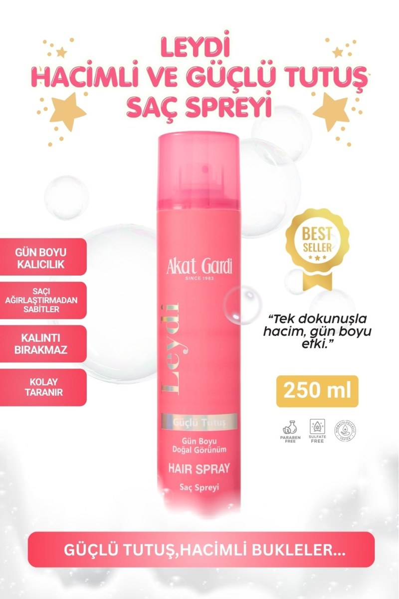 AKAT GARDİ SAÇ SPR.250ML LEYDİ*12