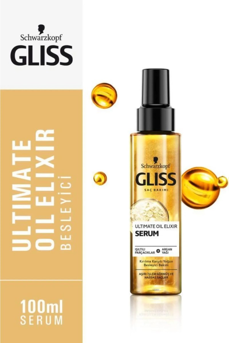 GLISS ULTIMATE OIL ELIXIR SERUM 100ML*6