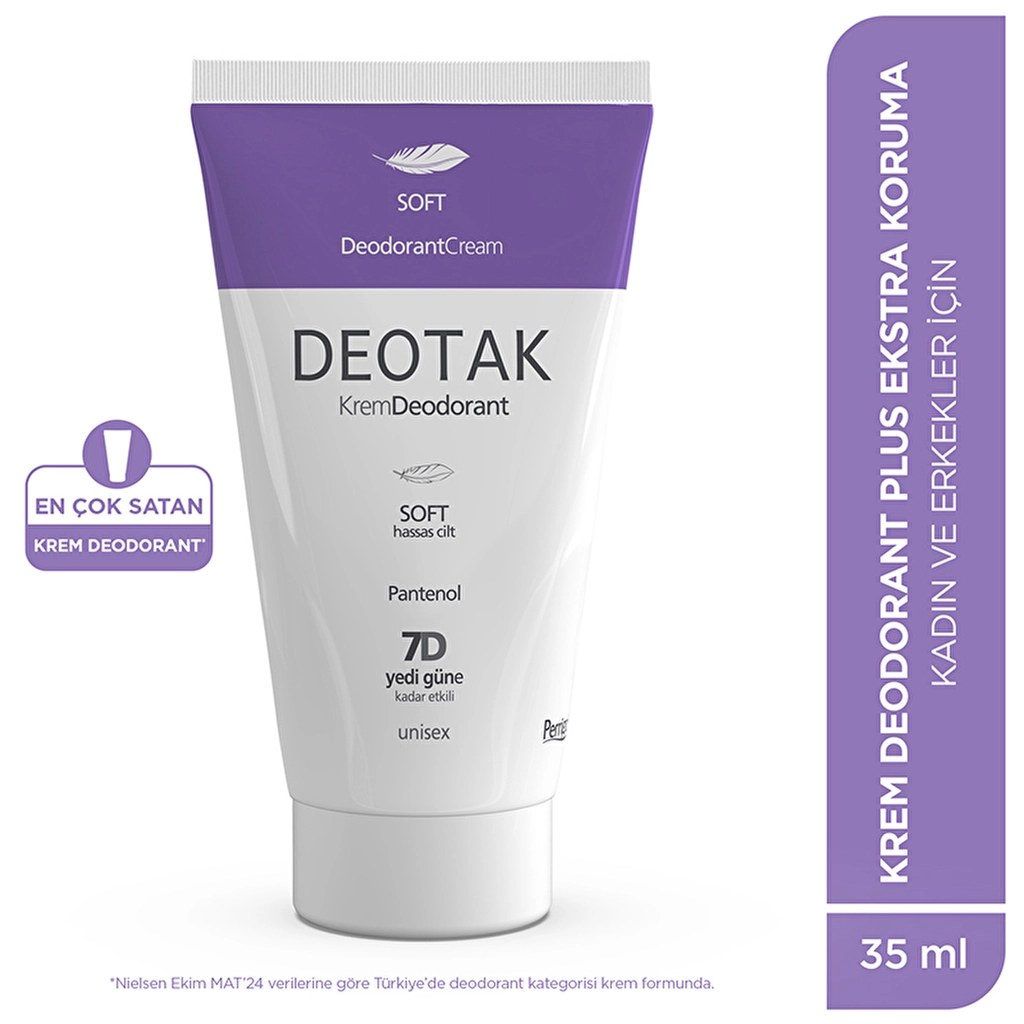 DEOTAK KREM DEODORANT  SOFT 35 ML