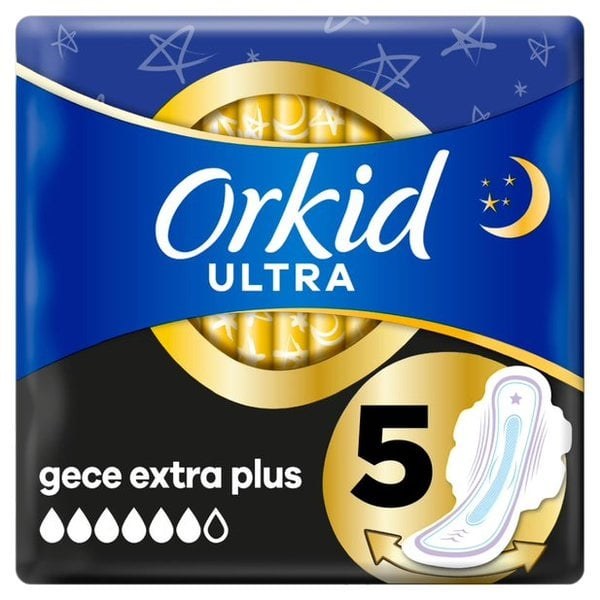 ORKID ULTRA GECE EXTRA PLUS 5 NUMARA  5Lİ