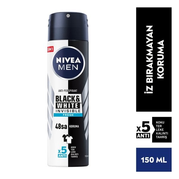 NIVEA DEO SPREY 150 ML INVIS.FRESH MEN