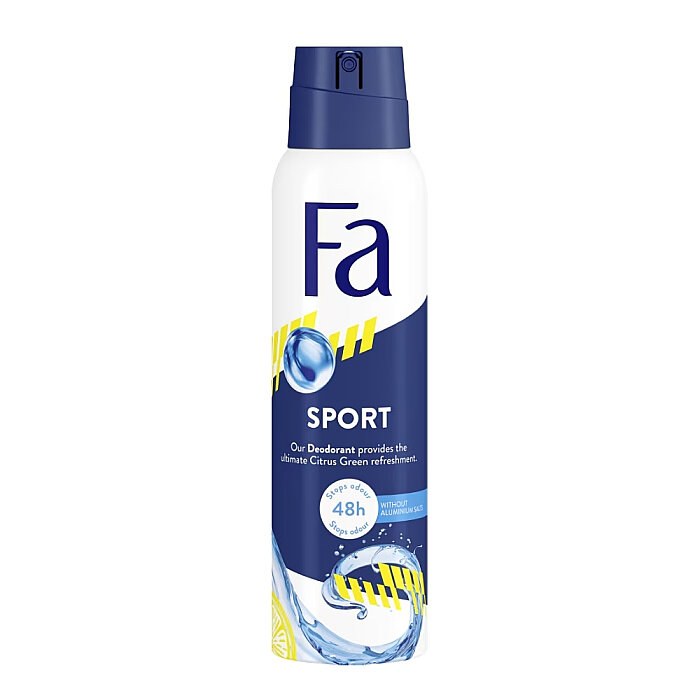 FA DEODRANT SPORT 150 ML.