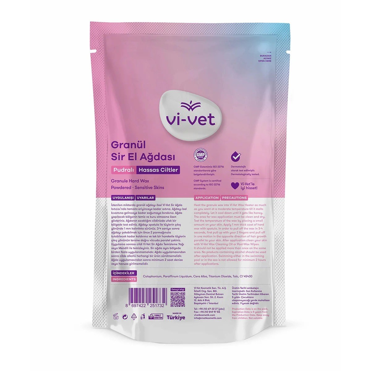 VIVET GRANUL SIR EL AGDA 250 GR PUDRALI