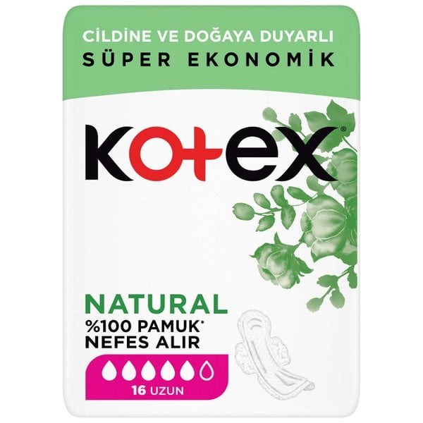 KOTEX SÜPER EKONOMİK NATURAL 16LI