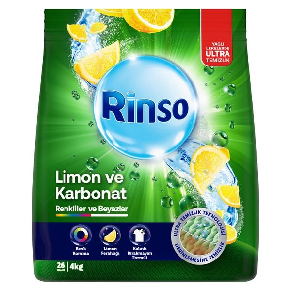 RINSO MATIK 4 KG LIMON KARBONAT*1-ADET