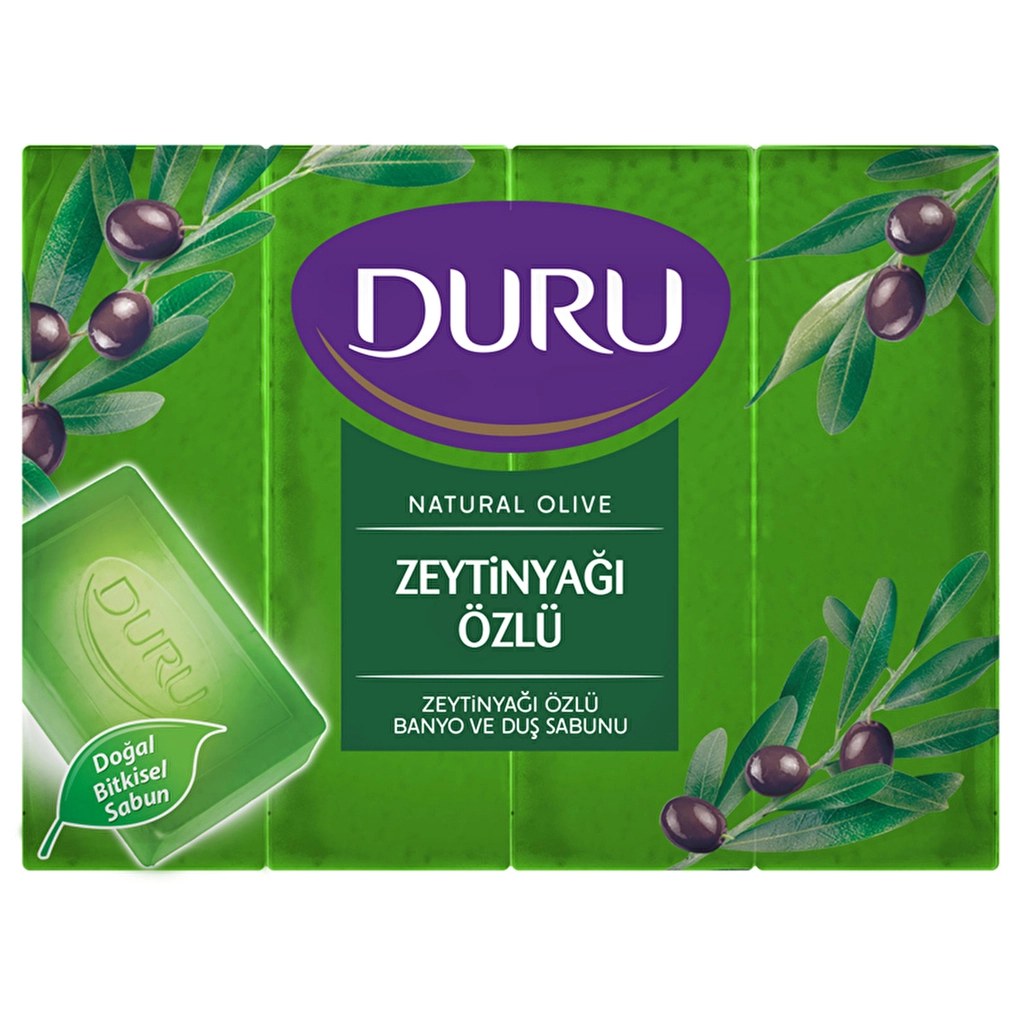 DURU NAT. OLIVE KALIP SAB. Z.YAGLI 4*150 GR (600)GR